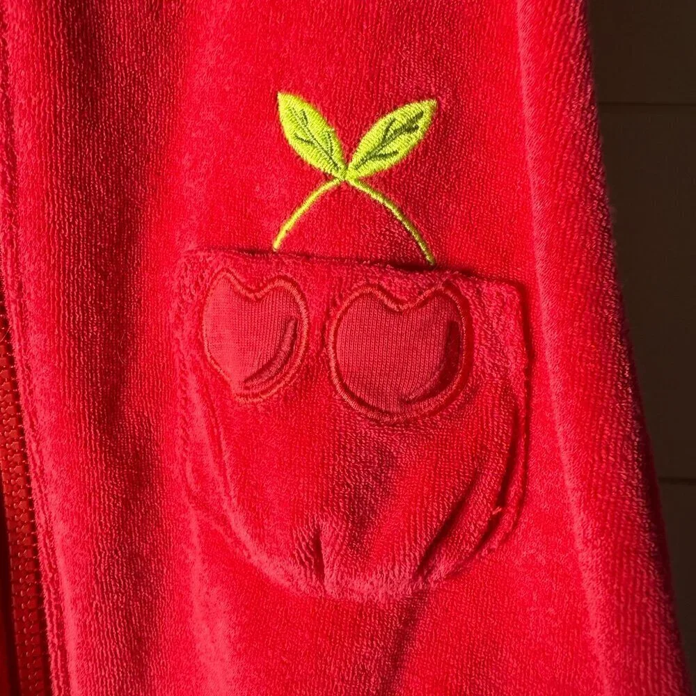 Gymboree Toddler Girls Cherry Coverup Red Dress Size 2T